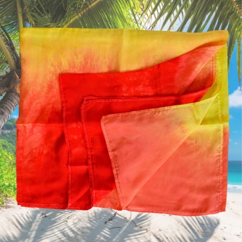 JagBag Large Silk Beach Wrap - Sunburst